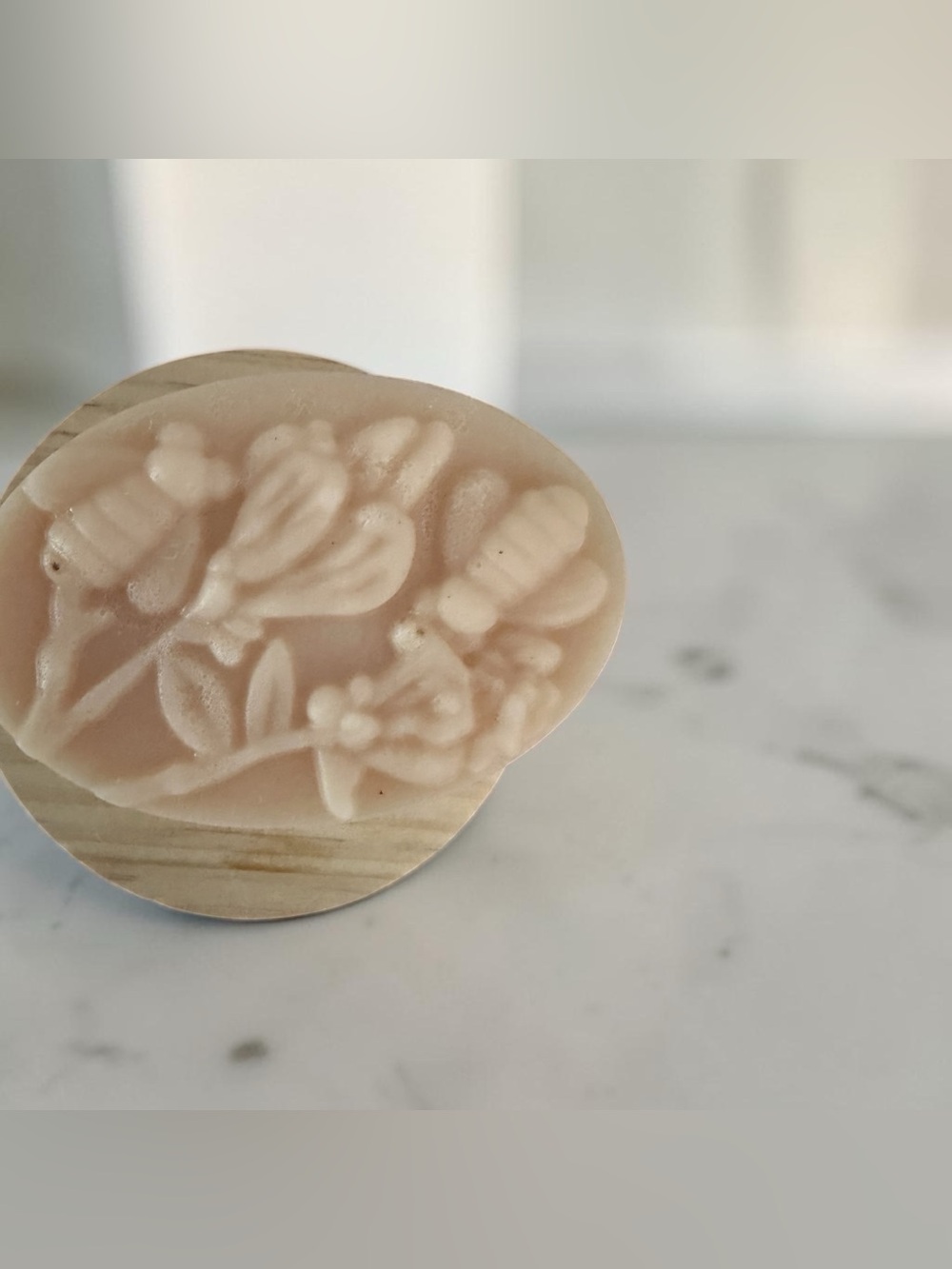 Shea butter caramel popcorn handmade soap bar (1 bar) - Picture 4 of 6